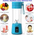 EXORT USB Rechargeable Juicer Blender 6 Blades Electric Blender Mini Portable Personal Size Juicer Cup USB Rechargeable Mixer 380ml Food Grade Water Bottle Portable Fruit Juicer Machine. 