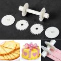 【shengxiong6525】Fondant Cut Lace Roller Set Strip Cutter Sugar Craft Tool Cake Decoration Rolling Pin Embosser Baking. 
