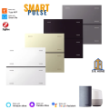 8 Gang Zigbee Switch Panel | Tuya WiFi Smart Control Panel Bluetooth Zigbee Wall Switch Touch Screen IR Remote Controller for Intelligent Scenes. 