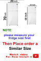 Floral Fridge Sticker Waterproof and self adhesive Peel and stick. 