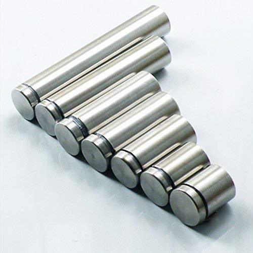 Stainless Steel Glass Spacer 2.5 inch Heavy Duty Mount Stand Off Bolts Screws Studs For Glass/Acrylic Sheets Designer Sheets , Pack Of 4, 8 And 20