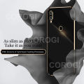 For Huawei Nova 3i Back Cover Luxury 6D Plating Frame Shiny Bling Cases Soft Silicone Square Protective Mobile Phone Case for Girls Boy. 