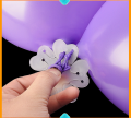Flower Shape Balloon Clip Happy Birthday Decoration Birthday accessories Balloons for Birthday , Anniversary , Engagement , Bridal Shower and Baby Shower Decoration For birthday balloons Happy Birthday Decoration (Pack of 4). 