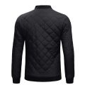 Black Leather Puffer Parachute Jacket for Men - Stylish and Warm Outerwear - Premium Quality and Fashionable. 