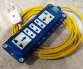 5 ports Wall Mount Multi socket power electric extension board. 