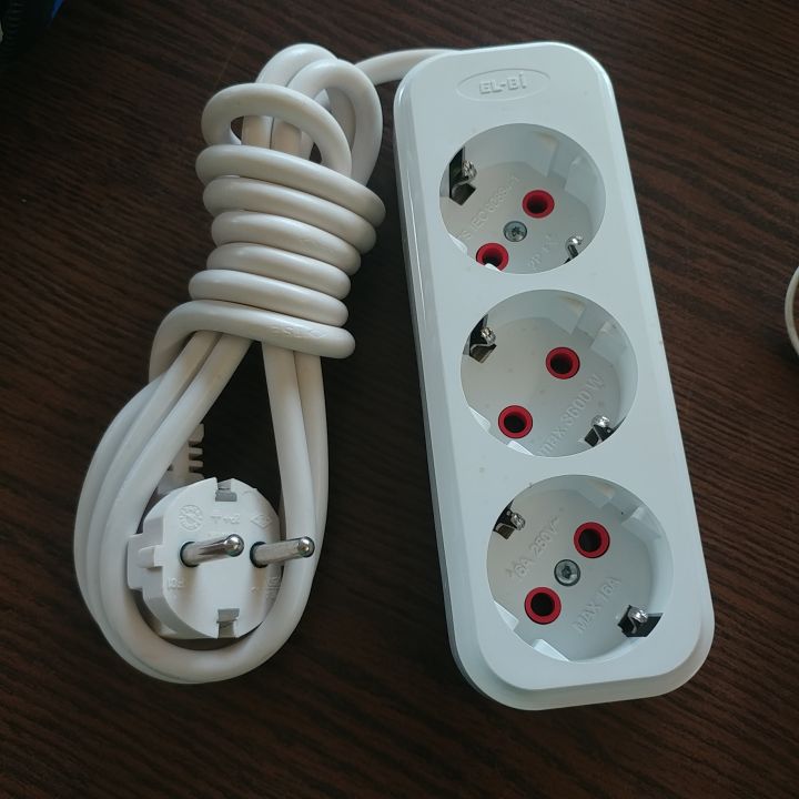 ELBi%203%20Earthed%20Schuko%20Sockets%20Extension%20board.%20Made%20in%20TURKEY.%20Electric%20board.%203%20gang.%20Shuko.%20Extension%20box.%20Accessory.%20-%20Image%204