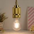 LED Filament Bulb A60 6Watt-Dimmable Warm Clear Glass Shell Edison Retro Lamp-Vintage Antique Edison Filament Bulb 900LM E27 Medium Base(Chori)-for ceiling features,chandeliers,pendants lights ,Indoor and Outdoor Lighting halls, bars,office or home use. 