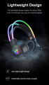 ONIKUMA-X15 PRO RGB HEAD BEAM WITH MIC, 3.5MM WIRED EARPHONES, DURABLE STEREO SURROUND, RGB GAMING HEADSET. 