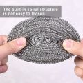 Pack of 1/2/3/6 Stainless Steel Dish Washing Sponge – Kochi – Wool - Joona – Scrub - Bartan Dhony Wali Kochi - SPONGE SINK CLEANER STAINLESS STEEL WOOL. 