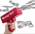Supreme Money G.u.n Cash Cannon G.u.n with 100 PCS Money Spray G.u.n Make It Rain G.u.n Money Toy G.u.n Cash G.u.n. 