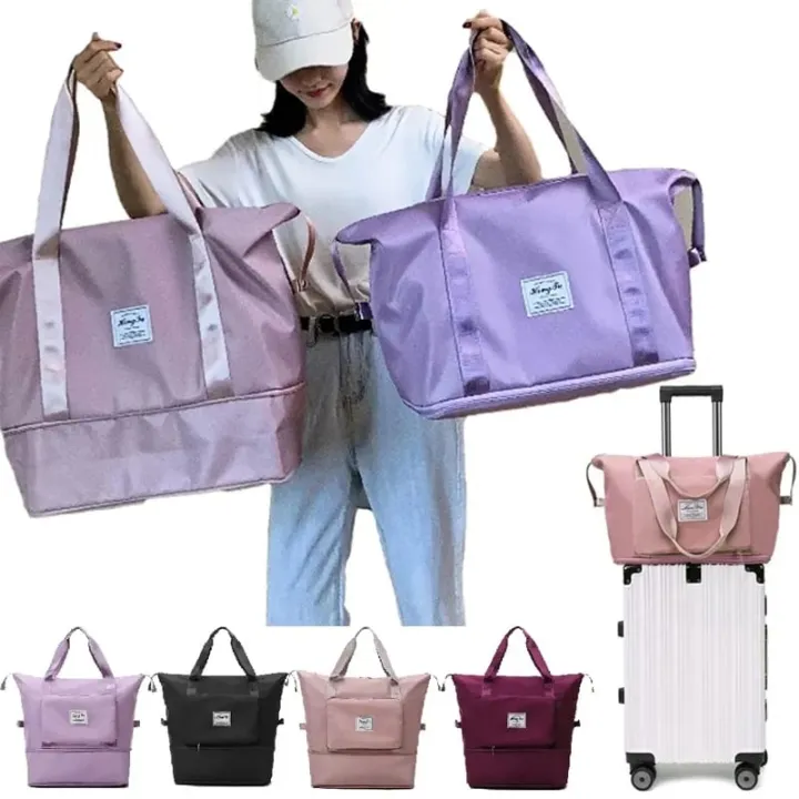 Large%20Capacity%20Foldable%20Travel%20Bag,%20Waterproof%20Oxford%20Fabric,%20Expandable%20Travel%20Bag%20for%20Women,%20Sports%20Travel%20and%20Holiday%20-%20Image%202