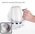 Stainless Steel Self Stirring Mug, 380ml Electric Automatic Magnetic Stirring Coffee Cup, Electric Stainless Steel Self Mixing Coffee Cup, Mixing Cup, Protein Shaker. 