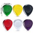 6Pcs Fashion 1/2/3mm Guitar Picks Fast Picking Stubby Electric Bass Guitar Pick ABS Guitar Accessories. 