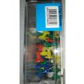 Push Pins / Imported Pins / Notice Board Pins / Office Thumb Tack / Map Pin (2 Pkt). 