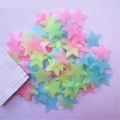 Pack of 100 - Fluorescent Night Glowing Stars Wall Sticker. 