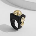 5Pcs Y2K Style Chunky Retro Resin Acrylic Ring Plastic Rings Kids Ring Cute Colorful Candy Ring Finger Ring for Women. 