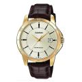 Original Casio - MTP-V004GL-9AUDF - Stainless Steel Watch for Men. 