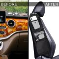 2PCS Car Seat Side Organizer, Multi-Pocket Seat Storage Hanging Bag, Car Multifunctional Storage Mesh Net Pocket, Can Hold Mobile Phone, Wallet, Glasses, Suitable for Cars, SUVs and Trucks. 