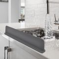 1pc Silicone Sink Splash Guard - Heavy-Duty Water Splash Barrier, Adjustable Height & Fit Sinks, Dishwasher- Splash Stopper, Barrier for Dishwashing & Rinsing. 