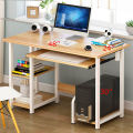 Modern Desktop Computer Desk Gaming PC Laptop Desk Work Table, Home Workstation Students Study Writing Desk. 