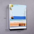 Letter Holder Mail Organizer Wall Mount Hook Acrylic Home Office Decoration. 