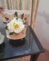 Skin-Lawndry Box Stand Dustbin Small Basket Handle Flowers Lace Pearls Valvet -Basket Set-Girls-Aa3. 