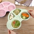 【DM bag factory Store】Baby Feeding Dishes Tray Tableware Toddler Cartoon Car Food Plates Kids Plate Children Bowl Plate. 