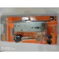 Sliding door lock. 