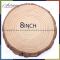 Artisan - 1pc of Natural Wood Slices, Round Pinewood Slabs, Rustic Tree Bark Slice for painting as canvas - Available sizes (6inch, 8inch, 12inch). 