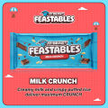 Feastables MrBeast Milk Chocolate Crunch Bars - Made with Grass-Fed Milk Chocolate and Organic Cocoa with 6 ingredients 60g. 