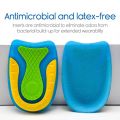 【Footprint】 Silicone Gel Heel Cup Pads Plantar Fasciitis Inserts Foot Care Silica Gel Cushion Pad Men And Women. 