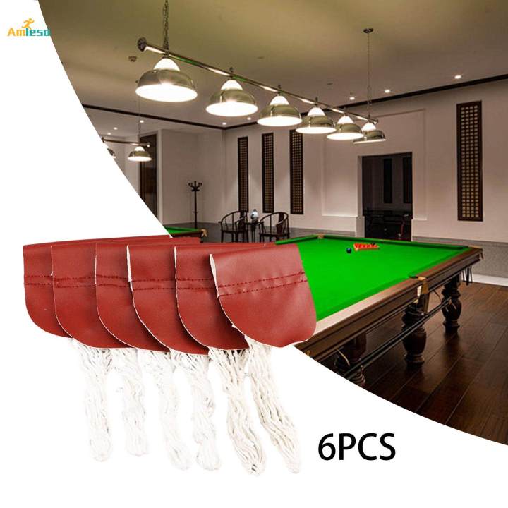 6%20Pieces%20Pool%20Table%20Pocket%20Snooker%20Net%20for%20Entertainment%20Venues%20Leisure%20-%20Image%202