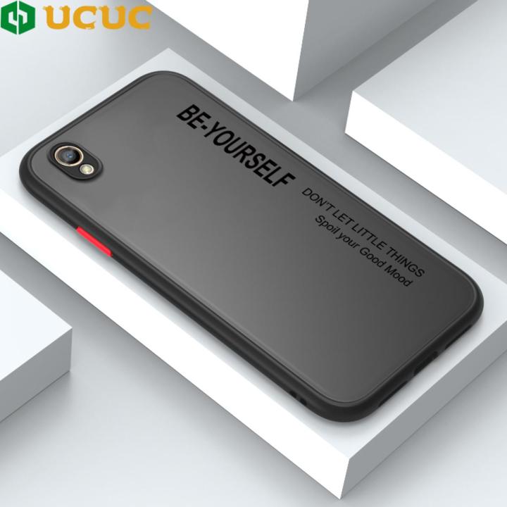 UCUC for OPPO A37 NEO 9 Back Cover By Yourself Word Frosted Transparent Hard Phone Case Thin Shockproof Full Cover Camera Protect Case