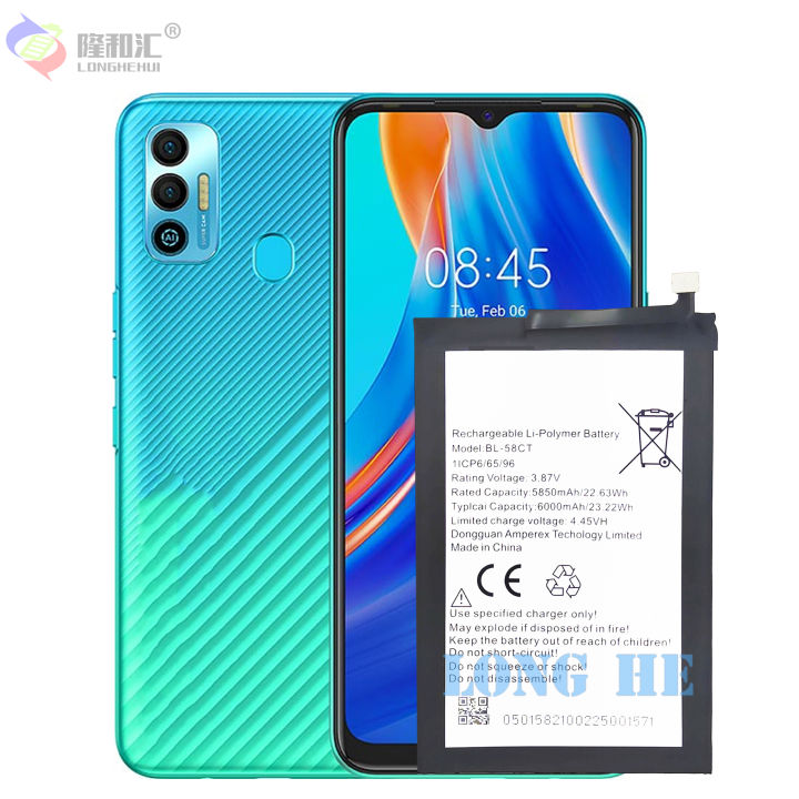 TECNO%20Spark%207%20,%20Spark%207T%20Battery%20Replacement%20BL-58CT%20Battery%20with%206000mAh%20Capacity%20,%20Silver%20-%20Image%203