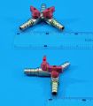 DreamsMart 3 Ways Solid Gas Pipe Y Valve Splitter Connector Jointer Pressure Increase Decrease Water Fluid Valve. 