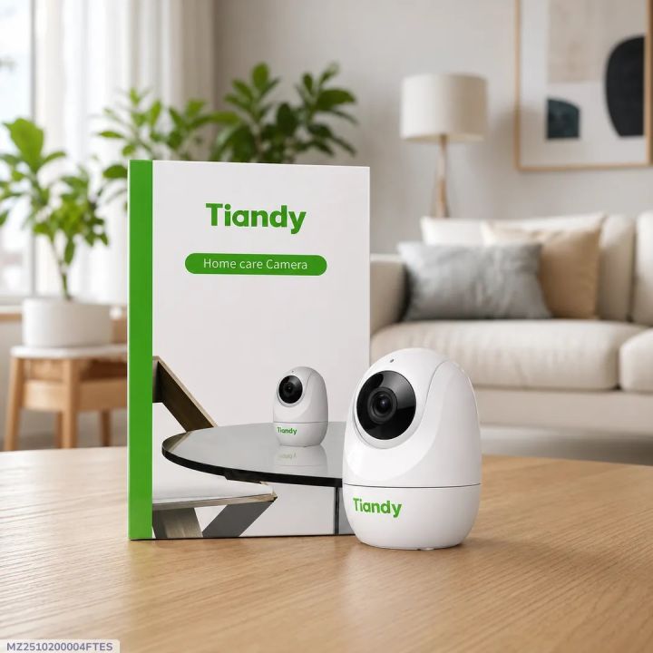 Tiandy Tiandy Smart Security Camera White 360 View WiFi | Daraz.pk