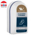 WBM Shoe Cleaning Scrubber - For Sneakers  Instant Shine Sponge with Liquid Polish - 100ML. 
