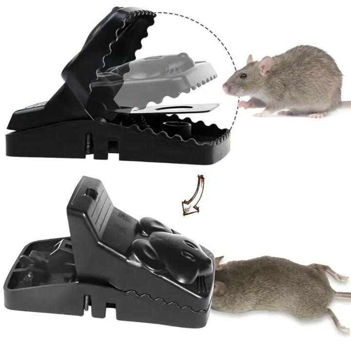Metal Spring Rat Heavy Duty Mouse Trap Mice Catcher High Quality Plastic Reusable ...