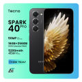 Tecno Spark 40 Pro – 8GB RAM + 256GB ROM | 50MP Camera | 6.78” AMOLED 144Hz Display | Helio G100 | 5200mAh 45W Fast Charging | Android 15. 