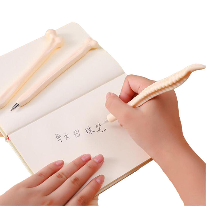 5Pcs Novelty Bone Shape Ball Point Pen Nurse Doctor Student Writing Stationery