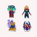 Marvel Hero Stickers for Kids/Teens fans, Waterproof DIY stickers for Decor, Laptop, Water Bottle, Car Cup, Computer, Guitar, Skateboard, Luggage and Bike Bumper etc. 