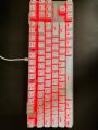 GS200 SNIPER WIRED MECHANICAL GAMING KEYBOARD WITH BROWN KEYS. 