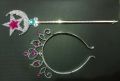 1 Pair - Princess Angle Plastic Fairy Stick and Crown. 
