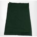 Plain Pashmina Shawl -  Dark Green. 