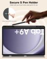 for Samsung Galaxy Tab A9 Plus 11 inch case, Soft Flexible Flip Case Cover with S Pen Holder for Samsung Galaxy Tab A9+ 11 inch with Auto Sleep Wake. 