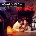 Himalayan Glow Salt Lamp, Himalayan Pink Salt Night Light Lamp Heart Shape - 3-5 Lbs. 