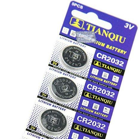 5pcs CR2032 Button Battery 3V Lithium Coin Cells