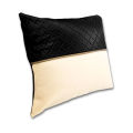 Relaxsit Quilted Leather Decorative Throw Pillow Cushions Modern Solid indoor or Outdoor use Cushion Luxury Pillow cases for Couch Sofa  throw pillows Bed or Car - 16x16 Inches. 