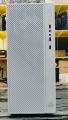 AATigers FURY White Tempered Glass Mid-Tower Gaming Case with 3X Multi-Color Lighting Fans. 