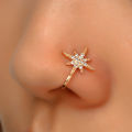 Nose Cuffs Eye-catching Easy to Wear Women Nose Rings Hoop. 